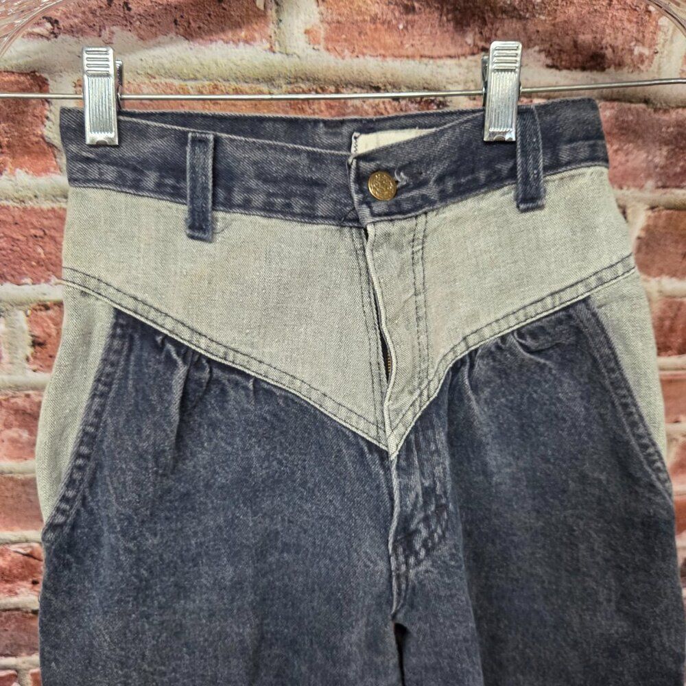 R‎ Ross High Waist Jeans 7 | Vintage Dark Navy Denim Womens Retro Mom Fit Cotton - Picture 3 of 7